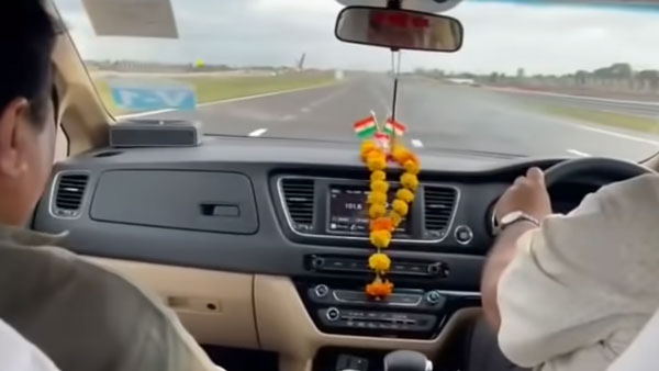 Delhi-Mumbai Expressway पर Nitin Gadkari ने Kia Carnival में किया स्पीड टेस्ट, पहुंची 170 किमी/घंटा