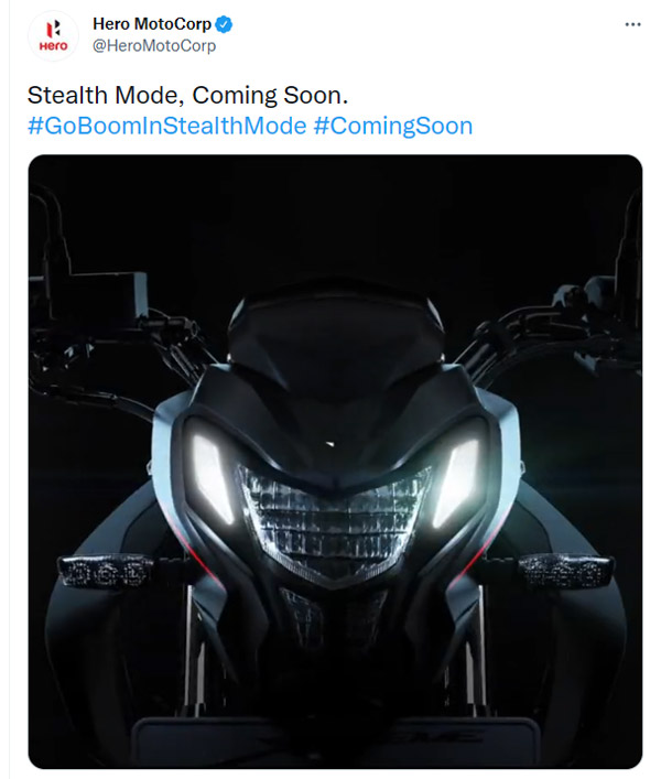 नई Hero Xtreme 160R Stealth Edition का टीजर वीडियो हुआ जारी, जल्द होने वाली है लॉन्च