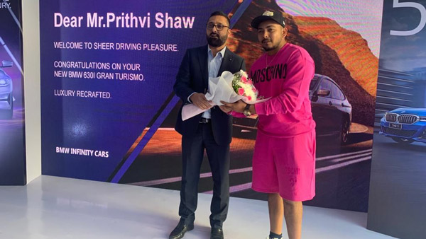 Prithvi Shaw ने IPL खत्म होने के बाद खरीदी नई BMW कार, सवारी करते हुए दिखाई दिए
