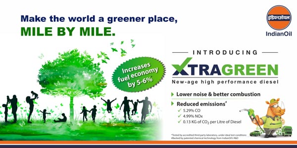 Indian Oil ने लॉन्च किया XtraGreen Diesel ईंधन, अब कम होगा पॉल्यूशन