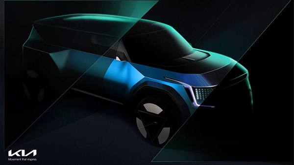 Kia EV9 इलेक्ट्रिक SUV के कॉन्सेप्ट का खुलासा, अगले हफ्ते Los Angeles Motor Show में होगी पेश