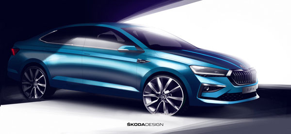 Skoda Slavia के इंटीरियर की पहली तस्वीर आई सामने, देखें क्या मिलेंगे फीचर्स