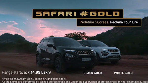 Tata Safari Gold Edition का नया TVC कंपनी ने किया जारी, दिखाया SUV का धांसू लुक