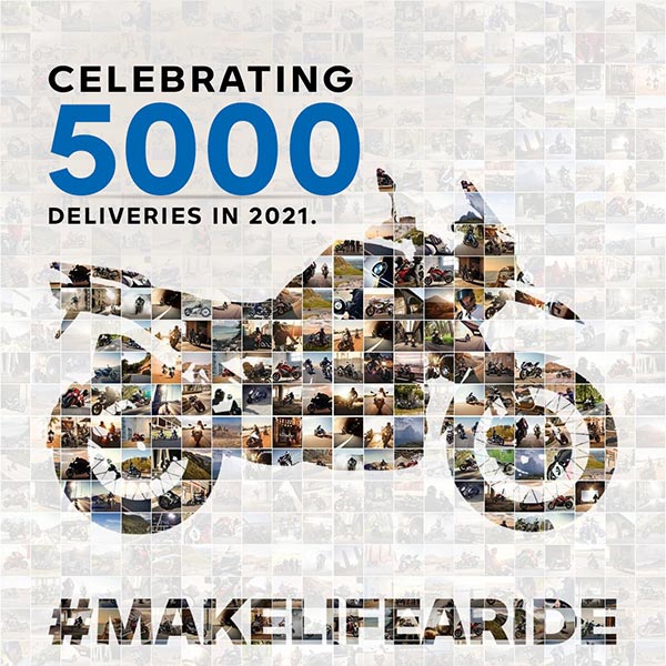 BMW Motorrad ने छुआ अब तक की सबसे अधिक बिक्री का आंकड़ा, 2021 में 5000 बाइक्स की हुई डिलीवरी