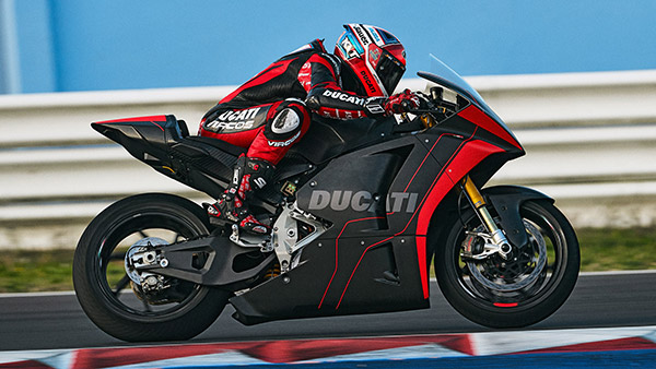 Ducati की पहली इलेक्ट्रिक स्पोर्ट्स बाइक से उठा पर्दा, MotoE टूर्नामेंट में लगाएगी रेस