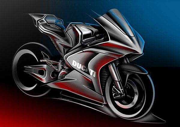 Ducati की पहली इलेक्ट्रिक स्पोर्ट्स बाइक से उठा पर्दा, MotoE टूर्नामेंट में लगाएगी रेस