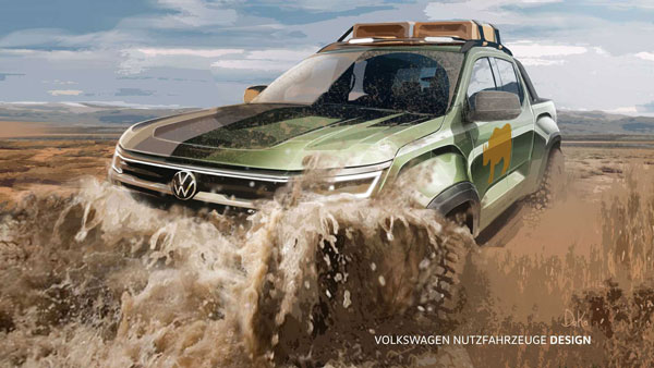 नई Volkswagen Amarok का टीजर हुआ जारी, नए अवतार में अगले साल पेश होगी पिक-अप एसयूवी