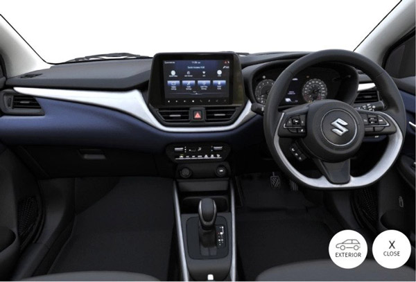 नई Maruti Baleno इंटीरियर व फीचर्स