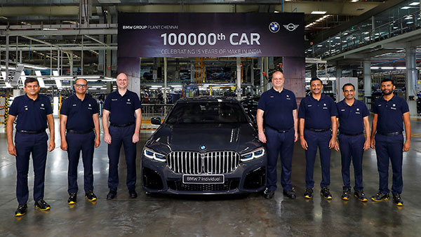 BMW ने अपने चेन्नई प्लांट में 1 लाख कारों का उत्पादन किया पूरा, कंपनी के लिए बड़ी उपलब्धि