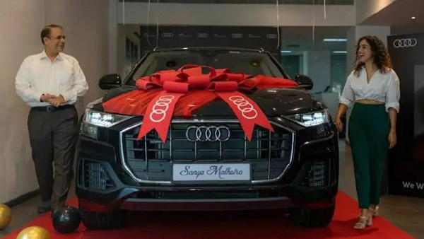 ‘Dangal’ गर्ल Sanya Malhotra ने खरीदी नई Audi Q8 SUV, सोशल मीडिया पर वायरल हुई तस्वीरें