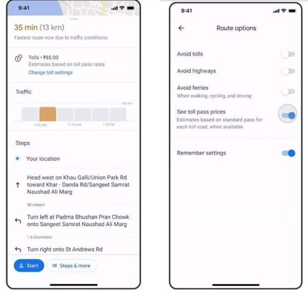 अब Google Map बताएगा अनुमानित टोल टैक्स, जाने कैसे काम करता है यह फीचर