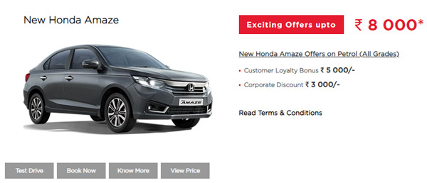 Honda Cars जुलाई में दे रही है अपनी कारों पर 27,396 रुपये तक के फायदे, जानें यहां