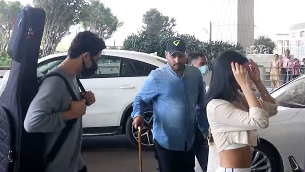 मर्सिडीज की 1 करोड़ रुपये वाली कार में एयरपोर्ट पहुंचे आर्यन और सुहाना खान, देखें तस्वीरें